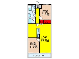 昌永ハイツの物件間取画像